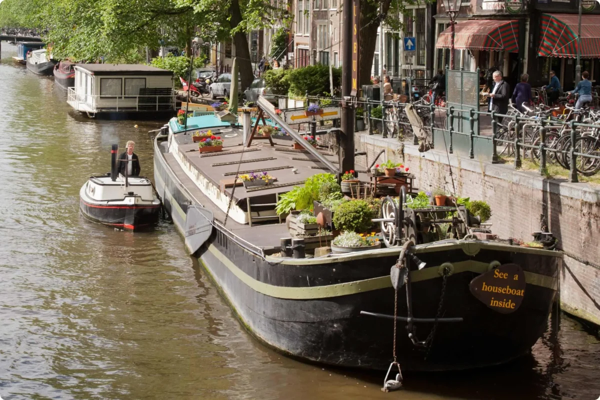 museum of a house boat, real hidden gems of amsterdam 