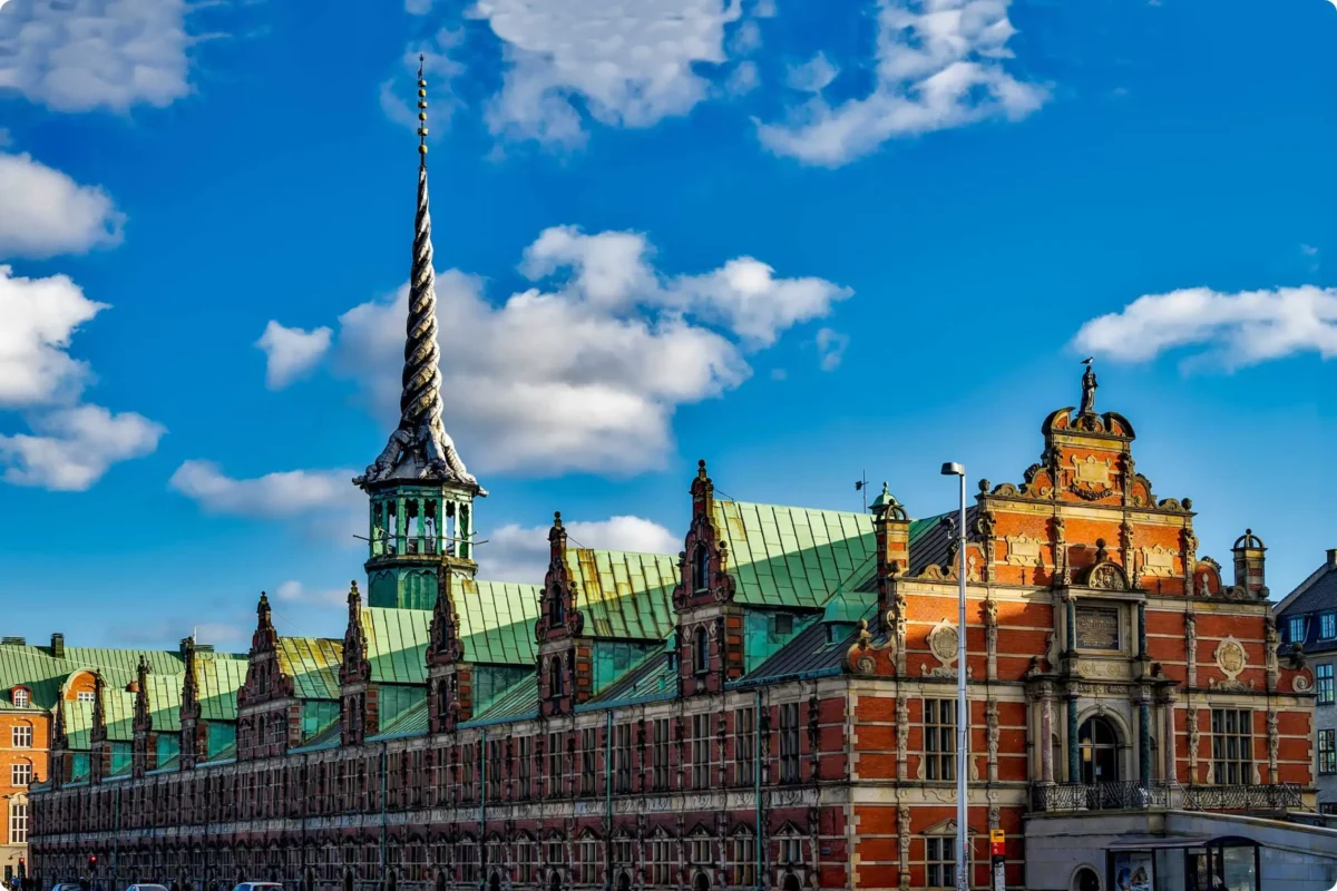 the spire of dragons in copenhagen denmark