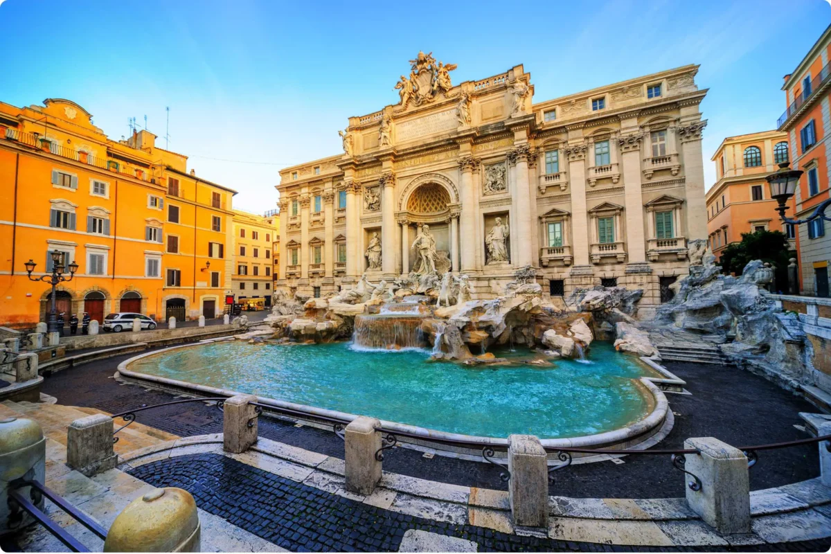 trevi fountain in rome