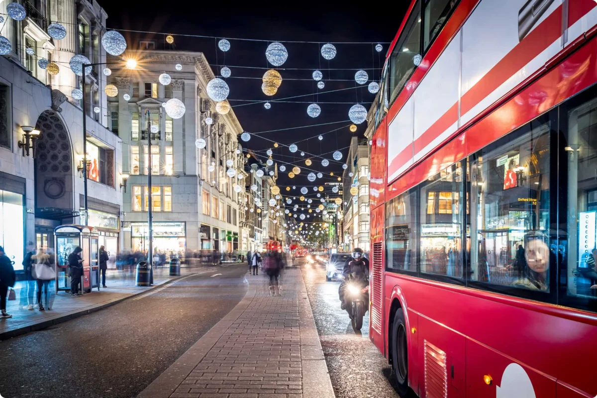 christmas lights in london