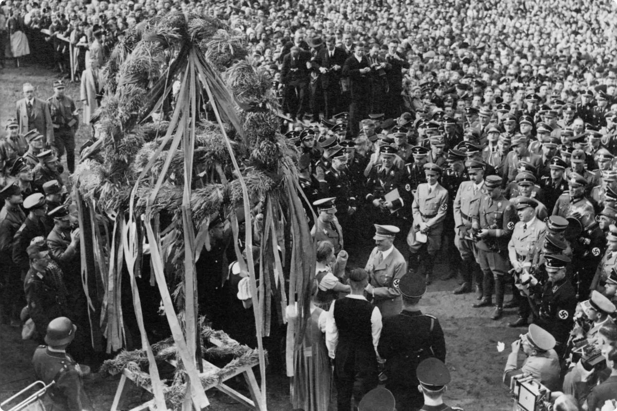 hitler at a coronation