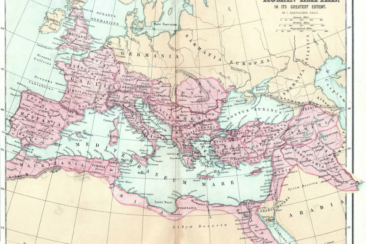 map of the roman empire