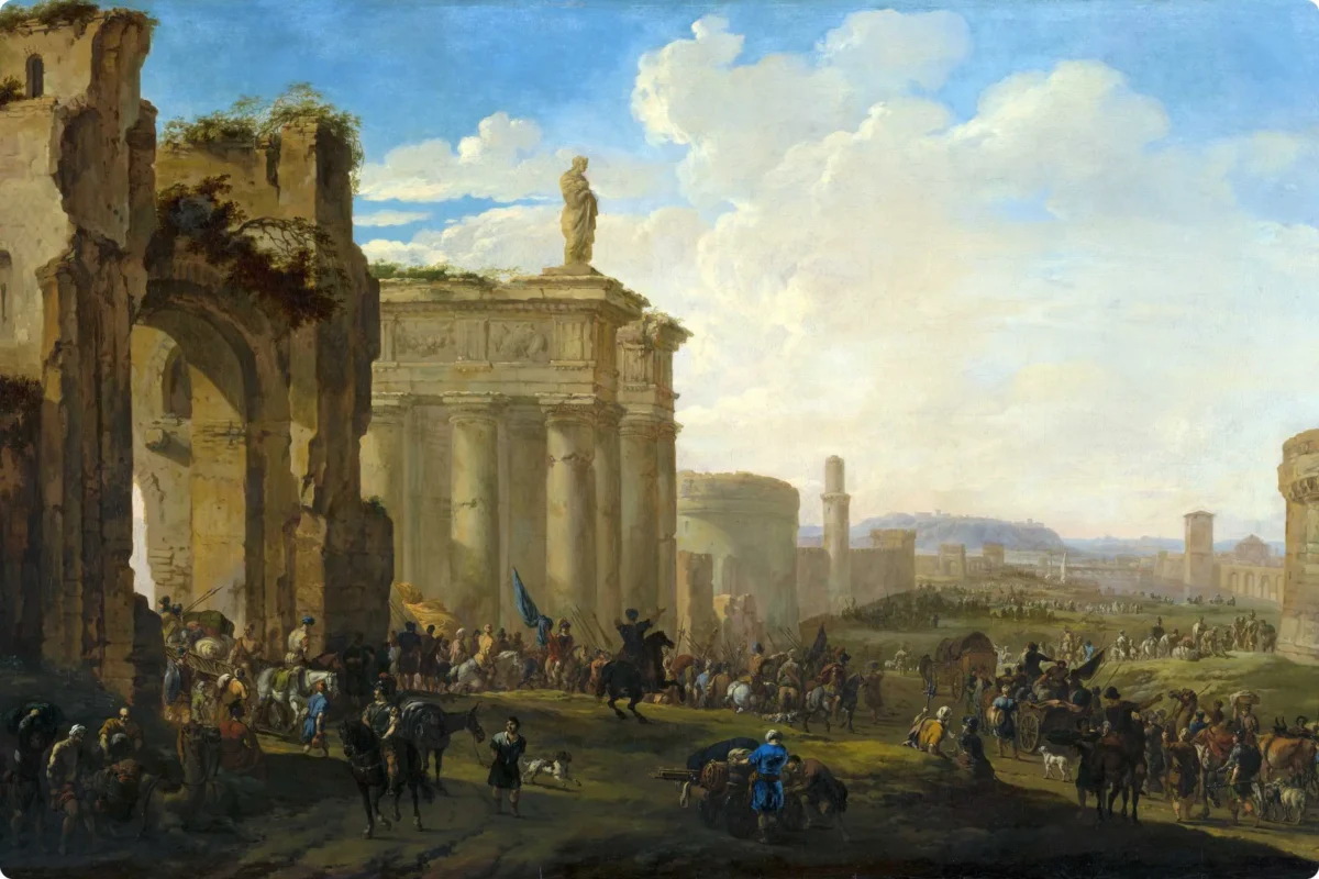 painting of roman empire